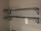 (2) Wall Mounted Stainless Steel Shelves