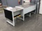 8 ft Wide Metal Customer Service Desk With Interior Storage