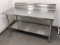 Stainless Steel Table With Lower Shelf