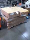 (2) Cases Of Acoustical Ceiling Tiles With New Boxes Of Florent Lights