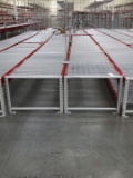Sections Of Tear Drop Pallet Racking