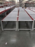 Sections Of Tear Drop Pallet Racking