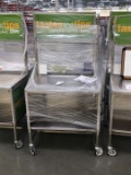 Rolling Stainless Steel Demo Carts