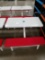 Steel Framed Plastic Top Four Person Picnic Table