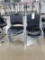 Metal Framed Plastic Seat Stackable Chairs