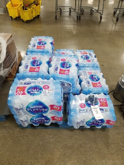 Skid Of Nestle Pure Life Water