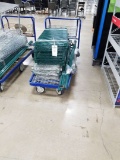 Cart With Assorted Metro Racks