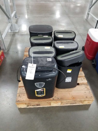 Assorted Paper Shredders (7)