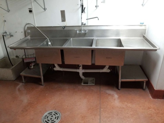 Win-holt Triple Bowl Stainless Steel Sink