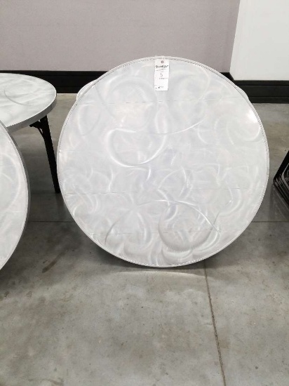 Southern Aluminum 48" Round Powdered Aluminum Tables