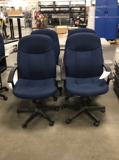 Rolling Matching Office Chairs