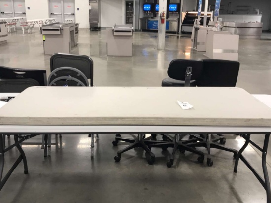 (1) 8' and (1) 6' Folding Tables