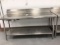 Universal 6ft Stainless Steel Table With Lower Shelf