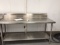 Universal 6ft Stainless Steel Table With Lower Shelf