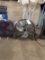 (1) Lasko Circular Fan And (1) Box Fan, And (1) Heater Fan