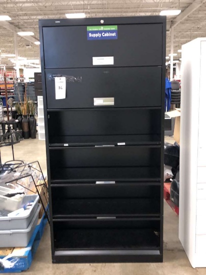 36in x 76in x 13in Five Door Hon Supply Cabinet