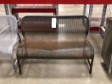 48in Wide Metal Frame Park Bench- Show Signs Of Rust