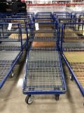 60in Blue Flat Bed Carts