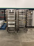 Aluminum Rolling Sheet Pan Carts