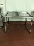48in x 48in Stainless Steel Table With Grates And Drip Hole