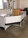L Shaped 6ft Customer Service Counter With Interior Storage