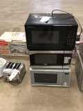 (2) Sharp (1) Oster 120 Volt Microwave Ovens