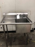 Win-holt 36in Wide Stainless Steel Sink With Faucet