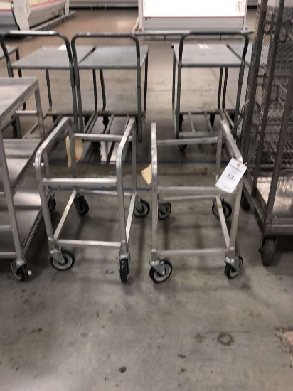 Rolling Aluminum Sheet Pan Carts
