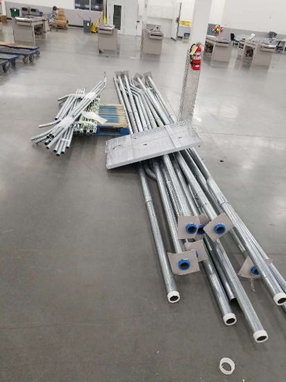 Assorted Lot Of Metal Piping