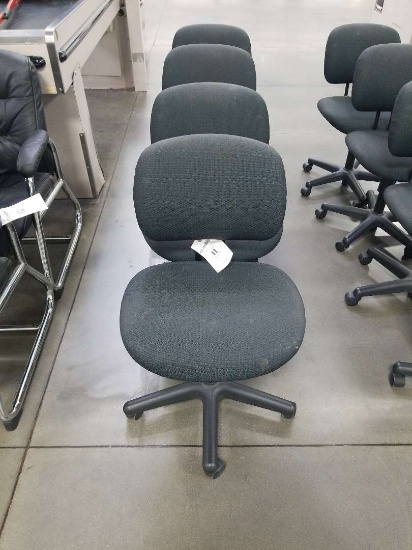 Padded Seat and Back Rolling Office Chairs