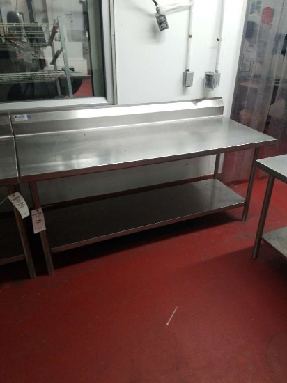 Universal Stainless Steel 6ft Table With Lower Shelf