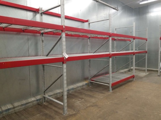 Sections Of Ridg U Rack Pallet Racking. Including (7) 44 Inch x 120 Inch Ri