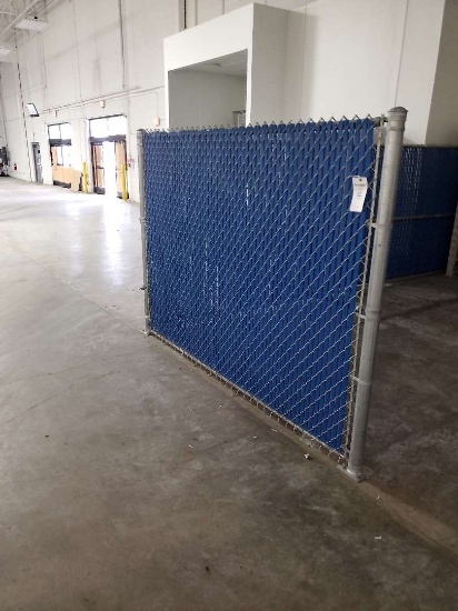 (3) 8ft Sections Of Chain Link Fence