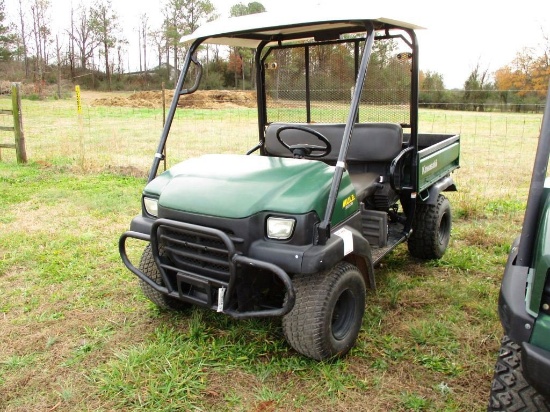 2005 KAWASAKI MULE ATV, S/N JK1AFC6135B510660, ELECTRIC DUMP BED, 1544 MTR HRS