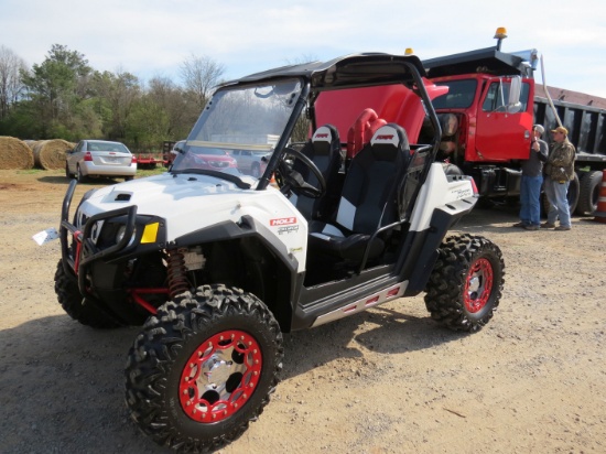 2008 POLARIS RANGER RZR 800 EFI HO, S/N 196955, WINCH, ITP WHEELS, RAISED SUSP, DUAL EXHAUST, RACING