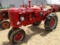 FARMALL SUPER A TRACTOR, S/N 28519, 12V, NO PTO, NO FRONT OR REAR CULTIVATORS, TRICYCLE FRONT END, 1