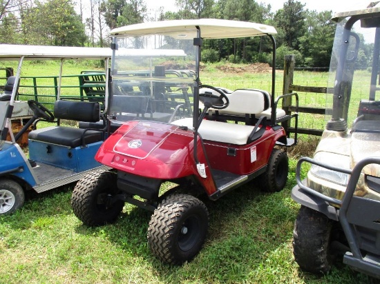 EZ50 GOLF CART, S/N 1019214, LIFT KIT, ELECTRIC, CHARGER UNDER SEAT