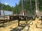 PLANTATION STYLE 4 BOLSTER LOG TRAILER, S/N N/A, BILL OF SALE ONLY