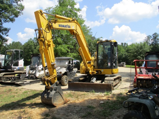 KOMATSU PC88MR MINI, S/N 5783, 24'' BKT, ECAB, 18'' PADS, 90'' PUSHBLADE, 5,193 MTR HRS