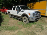 2011 FORD F250 LARIAT SUPER DUTY 4X4, VIN 1FT7W2BEA72615, 6.7L POWER STROKE ENG, A/T A/C, AUX HOOKUP