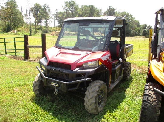 POLARIS XP 900EFI 4X4 ATV, S/N 4XAUH9E?5DB7?2387, OROPS, MANUAL DUMP BED, 951 MTR HRS