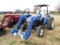 NEW HOLLAND WORKMASTER 55 FARM TRACTOR, S/N N/A, WORKMASTER FEL, OROPS, 3PTH, SINGLE HYD, 540 PTO