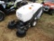 TENNANT RS414 PARKING LOT SWEEPER, S/N 005251, CURB VACUUM, 280 MTR HRS