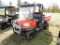 KUBOTA RTV900 4X4 ATV, S/N 11438, OROPS, MANUAL DUMP BED, WINDSHIELD, DIESEL ENG, 2,175 MTR HRS