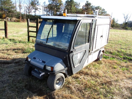 CLUB CAR CARRY ALL GOLF CART, S/N 250611, ECAB, ENCLOSED BED