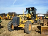 KOMATSU GD655 MOTOR GRADER S/N 51936, 14' MOLDBOARD REAR RIPPER, ARTICULATING, 14.00-24TG TIRES, LOW