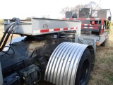 1982 GENER SPREAD AXLE TRAILER, VIN 112GHD205CT100001, 20' DECK, HYD, BOSO