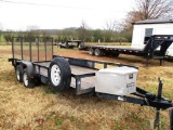 A & F 16' T/A UTILITY TRAILER, VIN 1WHBU1621AM000246