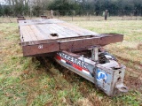 2003 INTERSTATE DUAL TANDEM TRAILER, 19' DECK, 5' DOVE, 3' RAMPS, TITLE DELAY