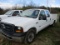 2006 FORD F250 XL SUPER DUTY SVC TRUCK, VIN 1FTSW20P46EB93913, 6.0L POWERSTROKE ENG, A/T, 9' SVC BED
